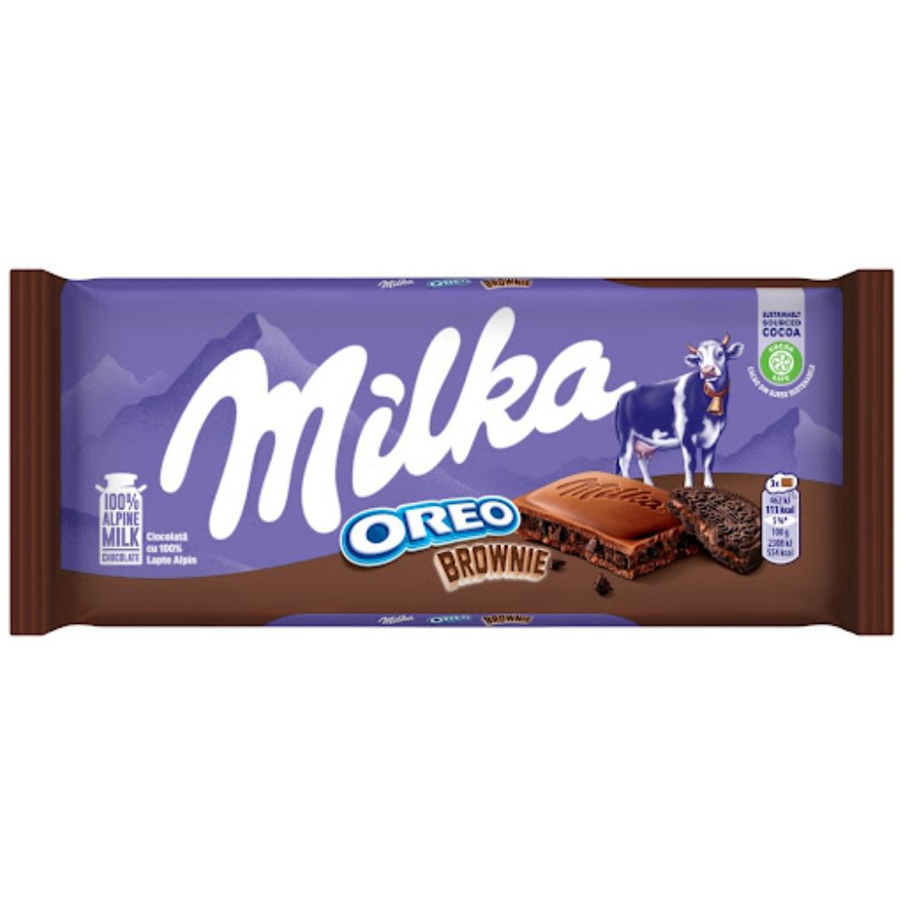 Chocolate Milka Oreo Brownie 100gr