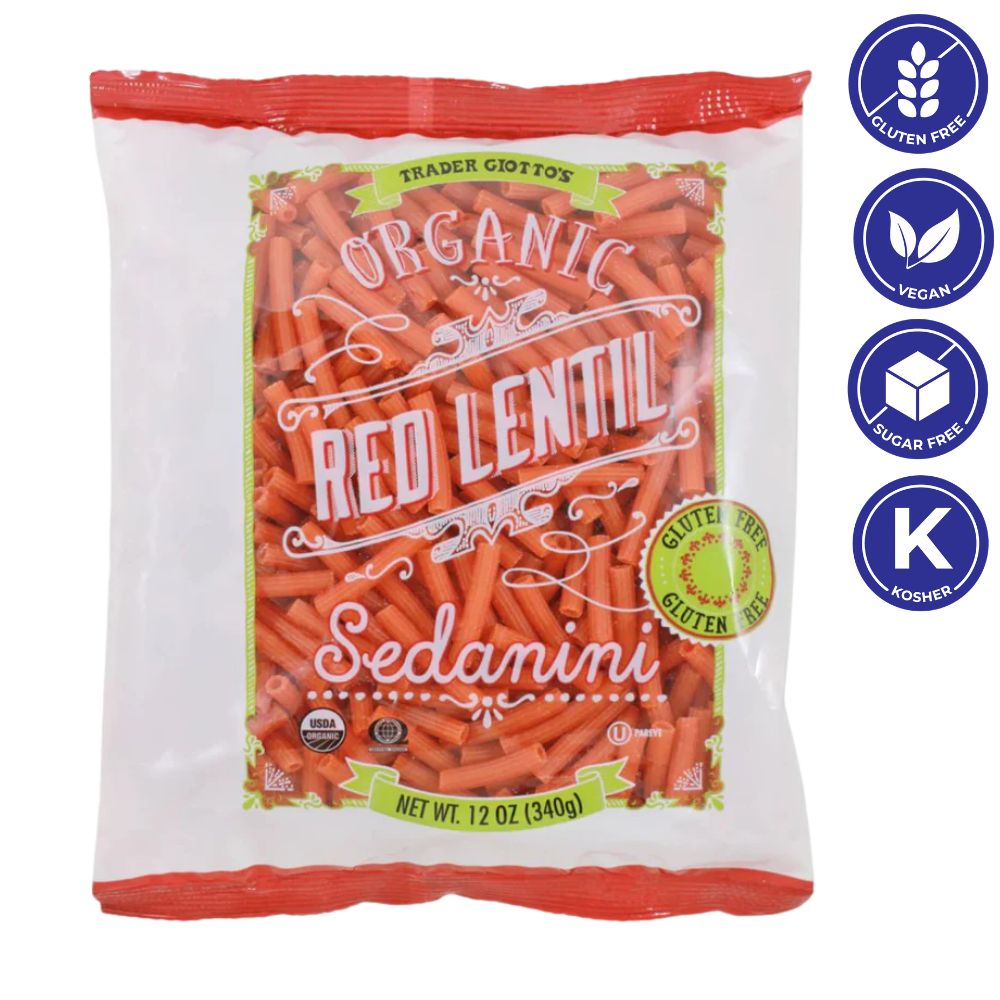 Trader Joe´s Organic Red Lentil Sedanini 340g