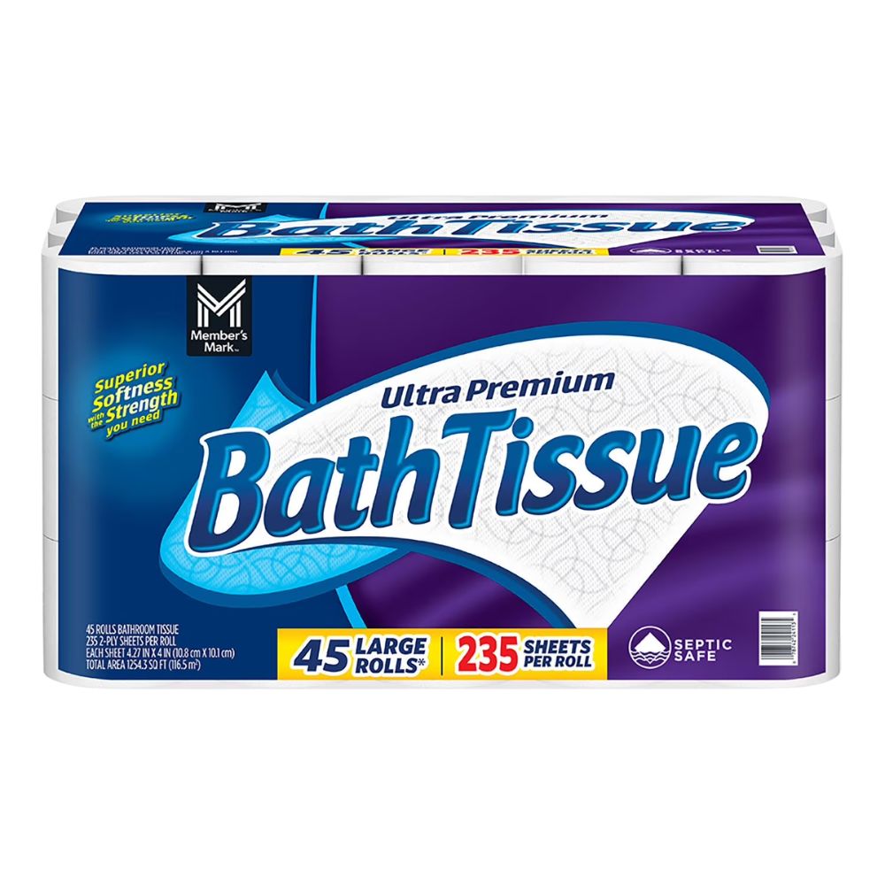 Papel Higienico Member's Mark 45 Rollos Ultra Premium