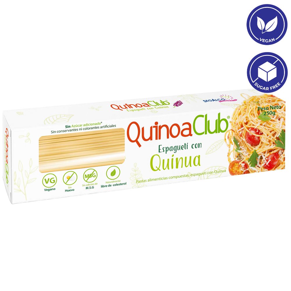 QuinoaClub Pasta Quinoa Spaguetti 250gr