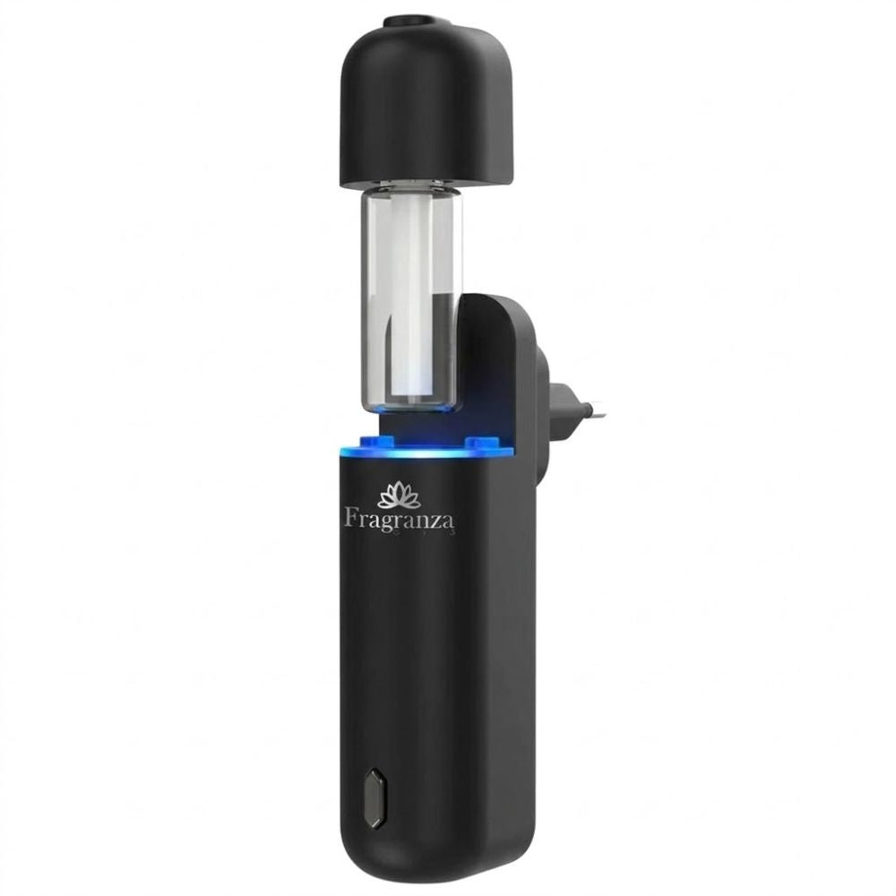 Fraganza Mini Difusor Para Auto Negro
