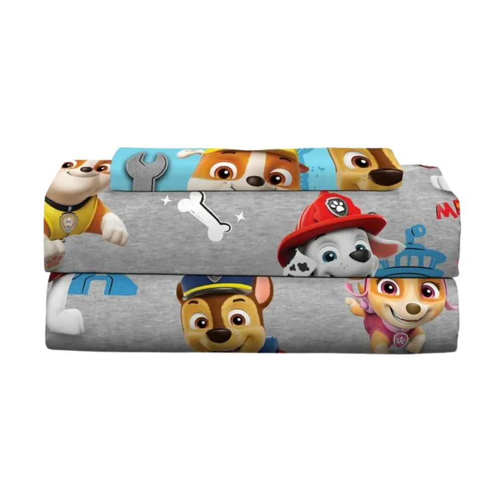 Paw Patrol Juego de Sabanas Tamaño Individual 3 Piezas