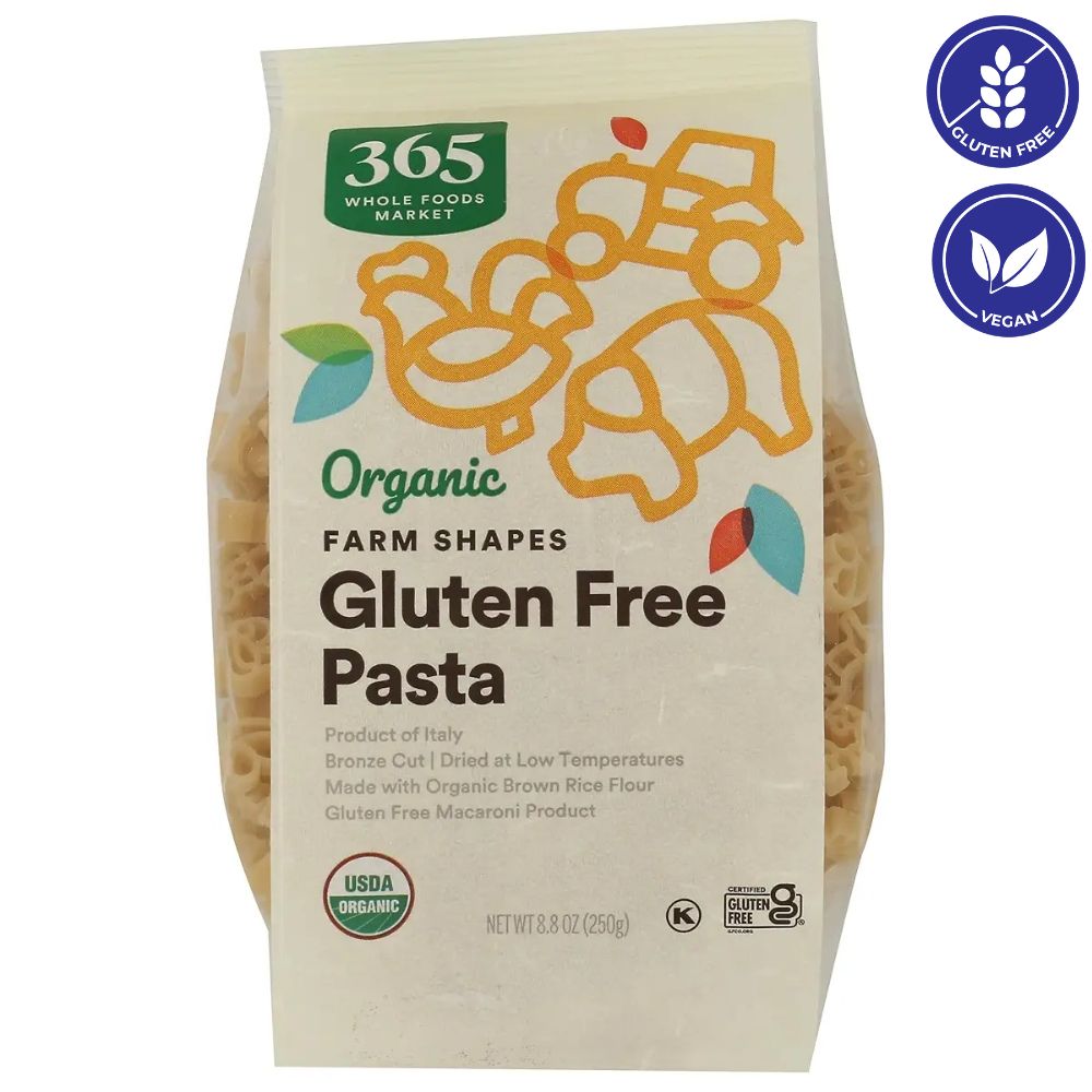 365 Whole Foods Market Organic Farm Shapes Gluetn Free Pasta 250g