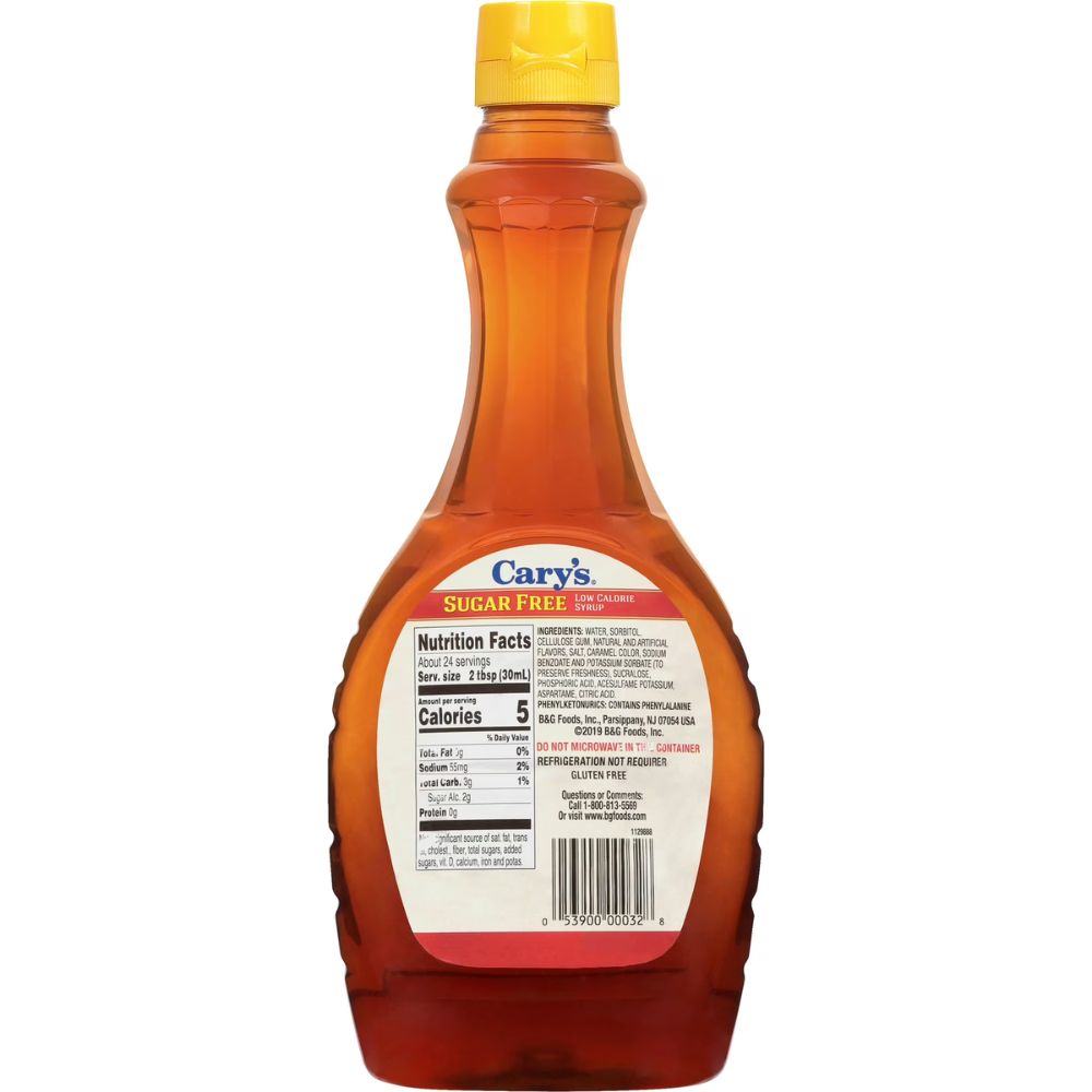 Cary's Syrup Sugar Free Low Calorie 710ml