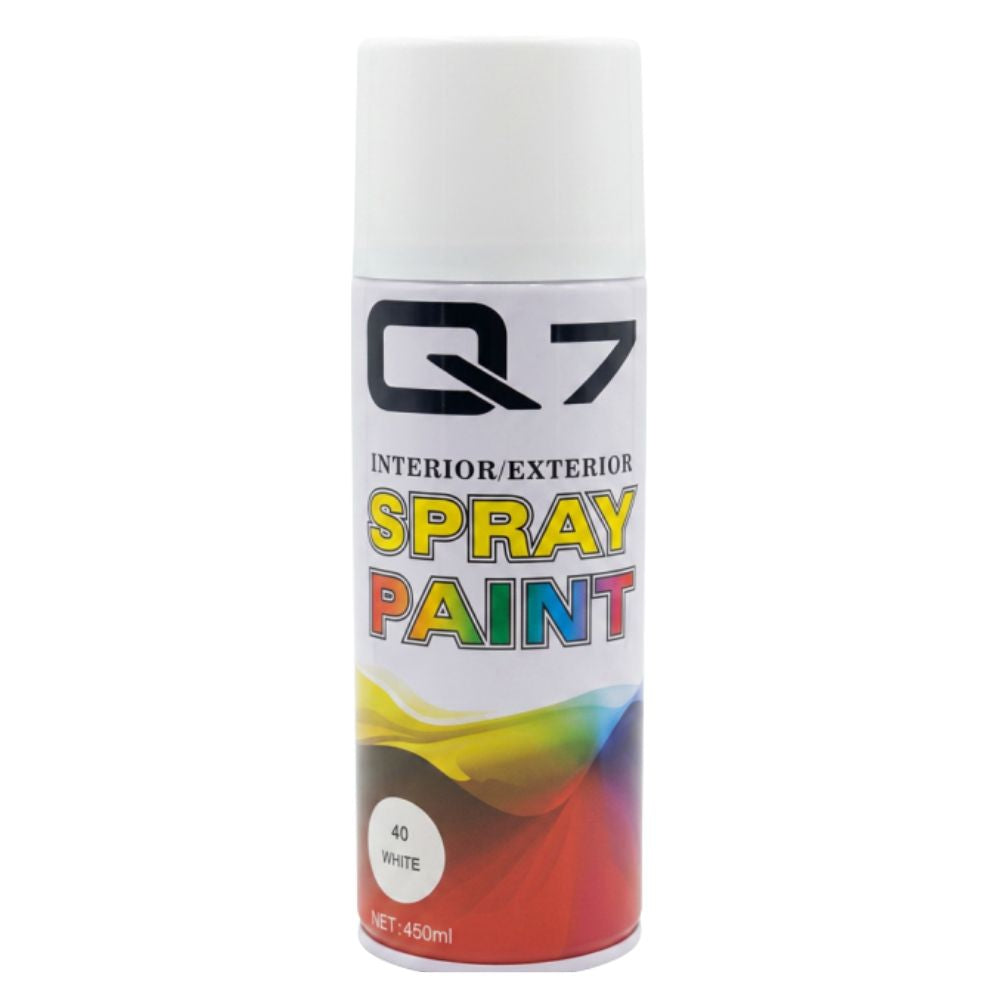 Q7 Pintura en Aerosol Spray Paint 40 Blanco 450ml