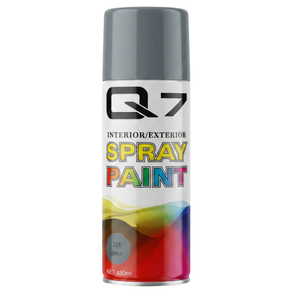 Q7 Pintura en Aerosol Spray Paint 301 Gris Plomo 450ml