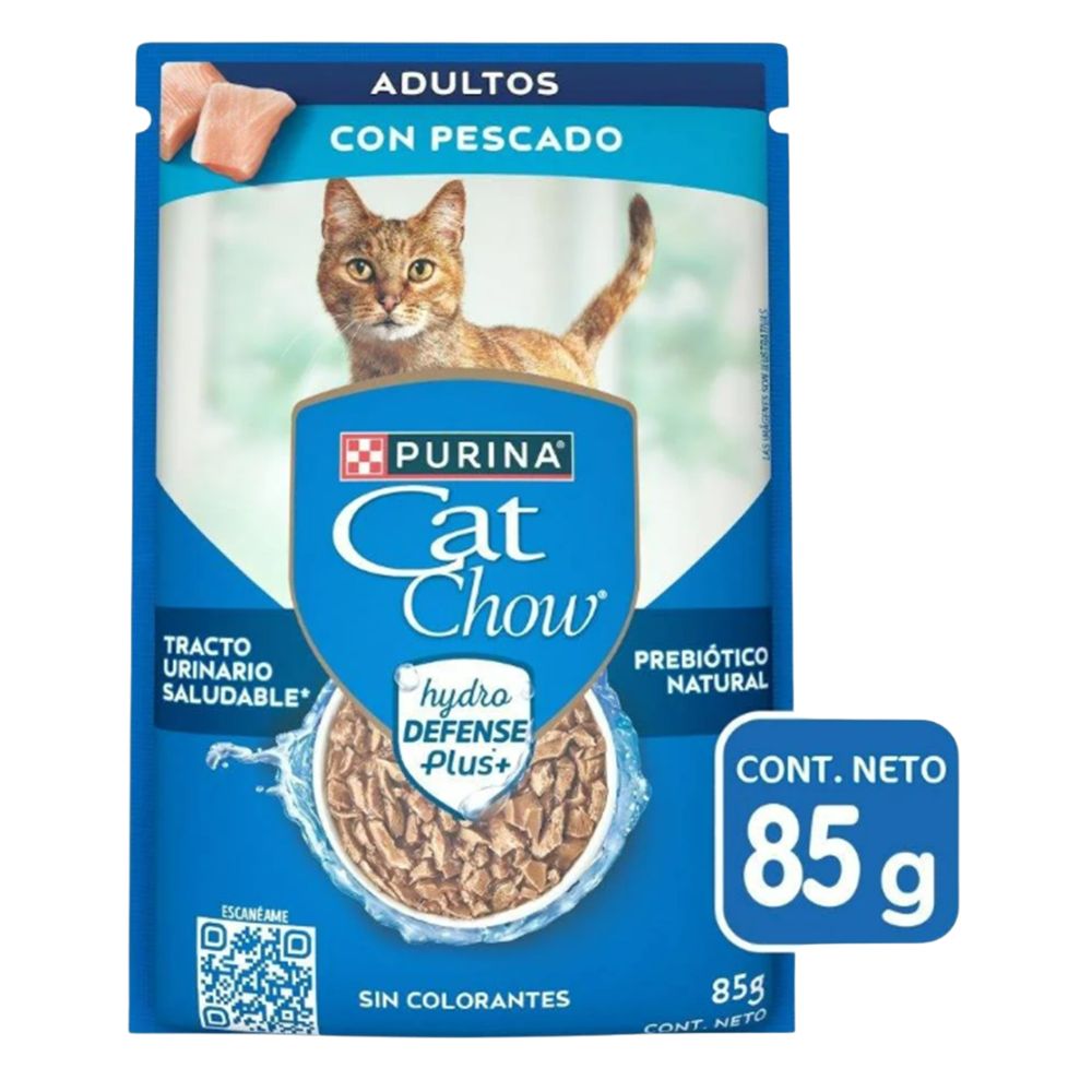 Cat Chow Gatos Adulto Pescado 85g