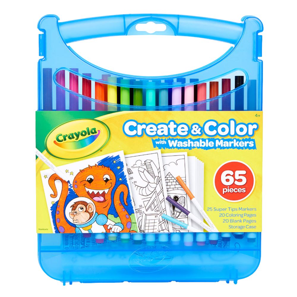 Crayola Create & Color Supertips Set 4+
