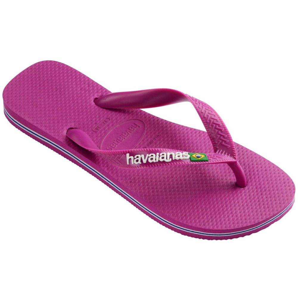 Havaianas Sandalias Brasil Logo Rosa Gum