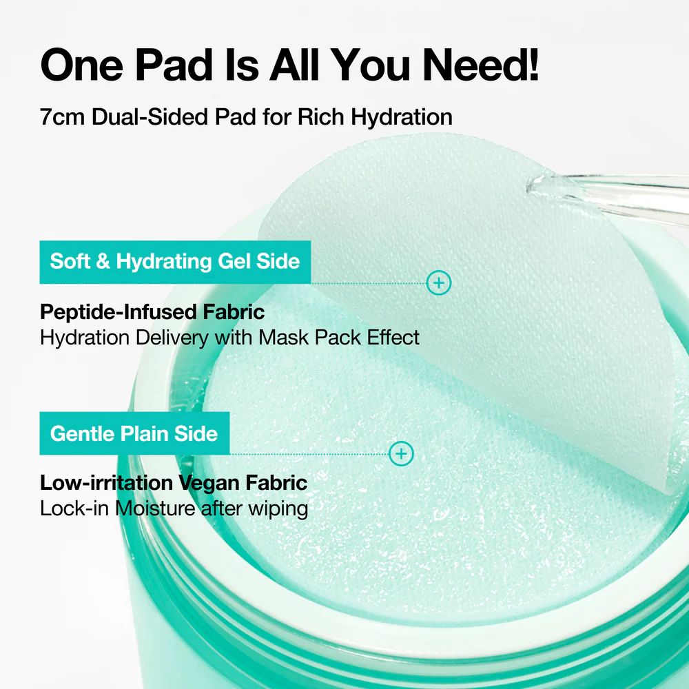 Anua PDRN 100 Hyaluronic Acid Glow Pad 60 Pads