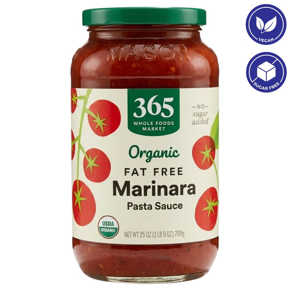 365 Whole Foods Market Organic Fat Free Marinara Pasta Souce 709g