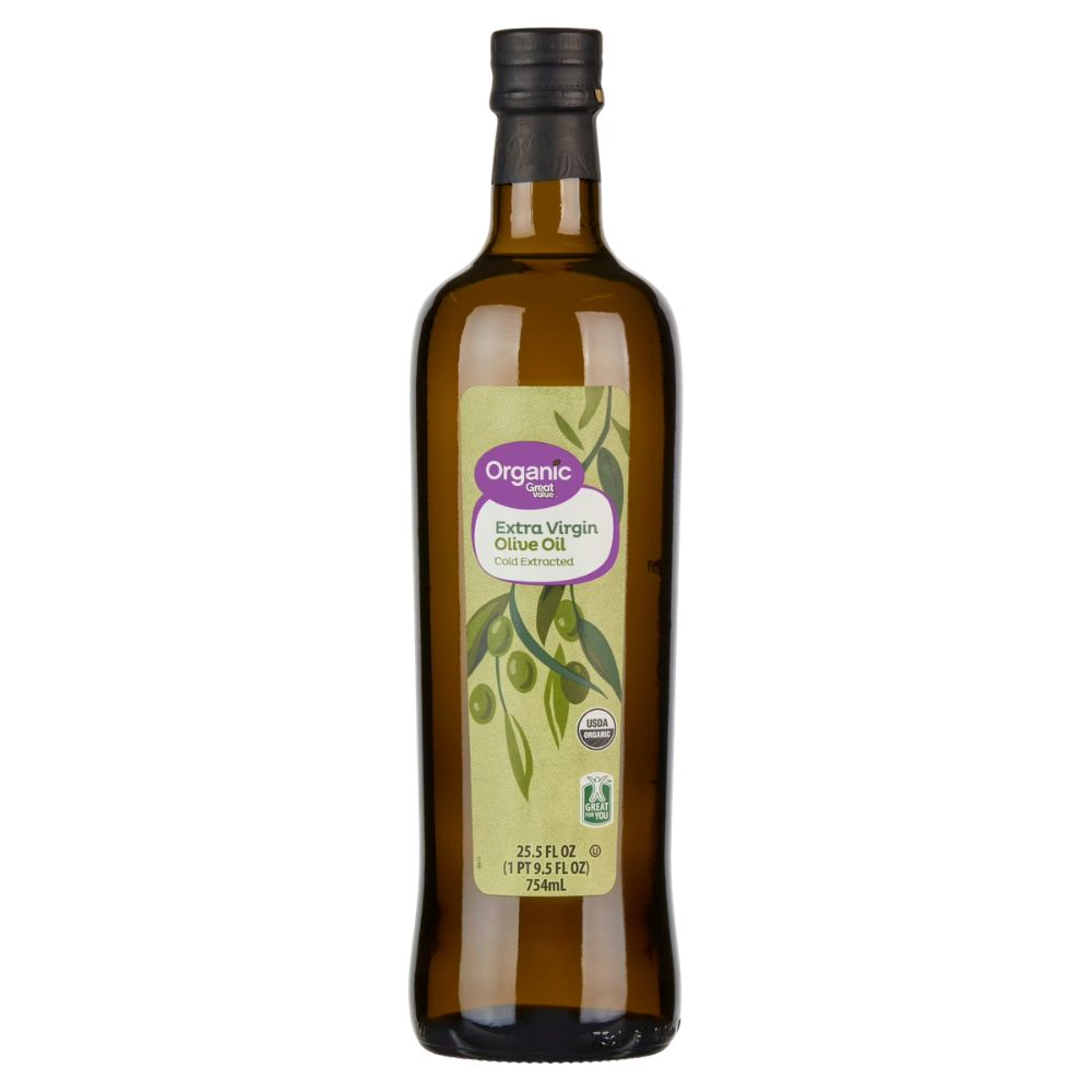 Great Value Aceite De Oliva Organic Extra Virgin Cold Extracted 754ml