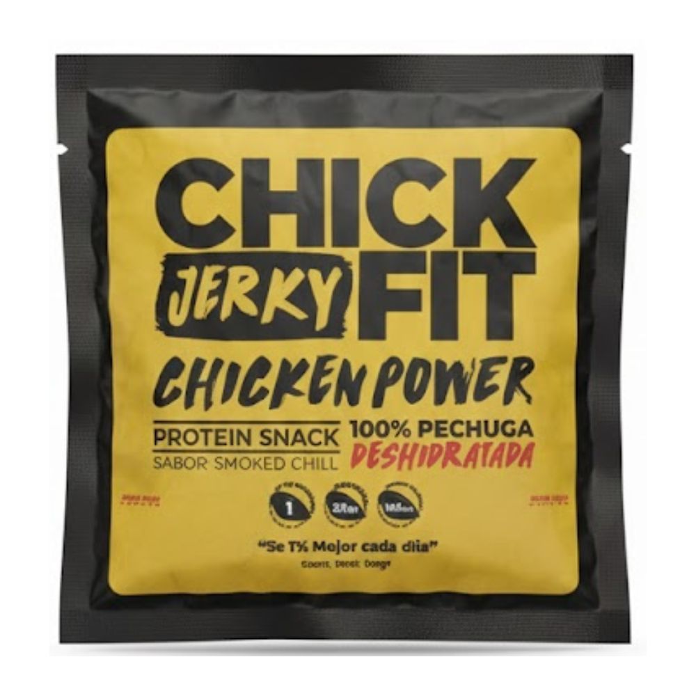 Chik Fit Jerry Chiken Power Protein Snack Smoked Chill 45gr