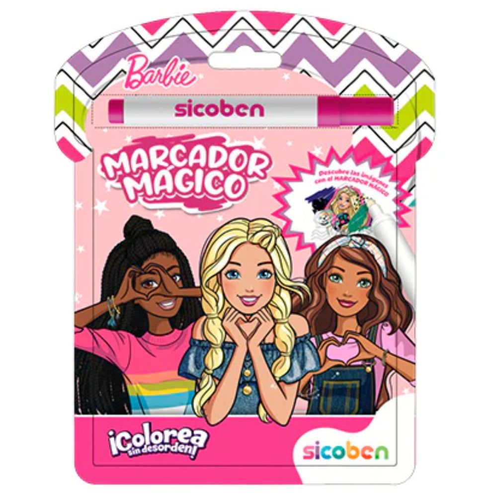 Barbie Libro De Colorear Con Marcador Magico