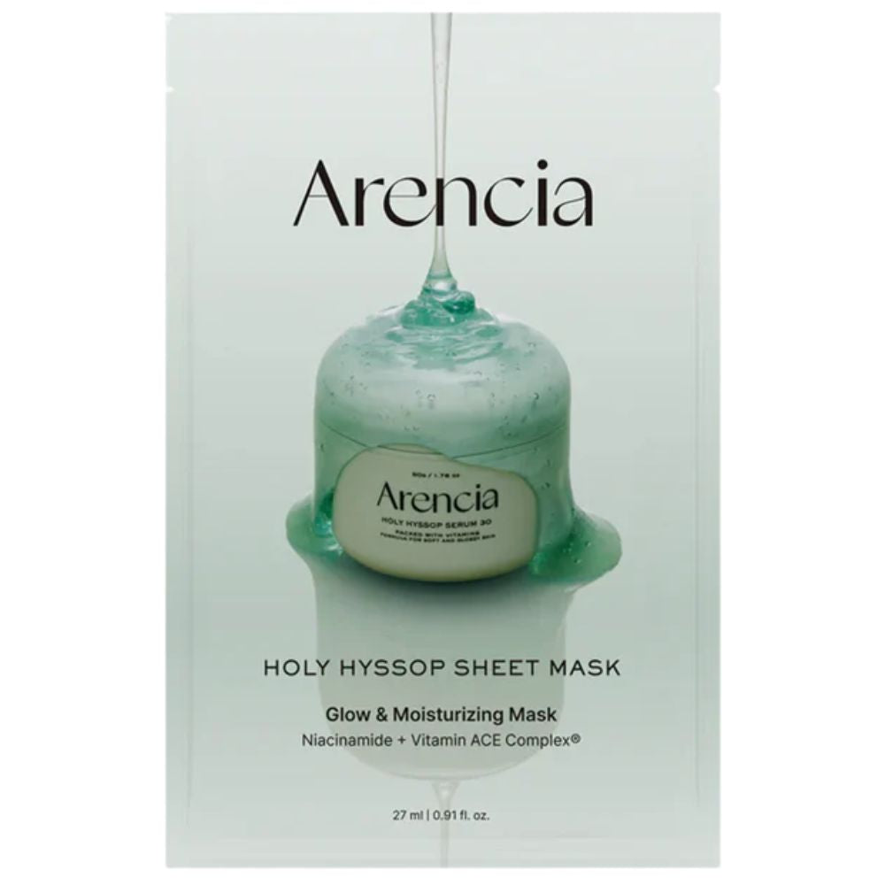 Arencia Holy Hyssop Sheet Mask 27ml