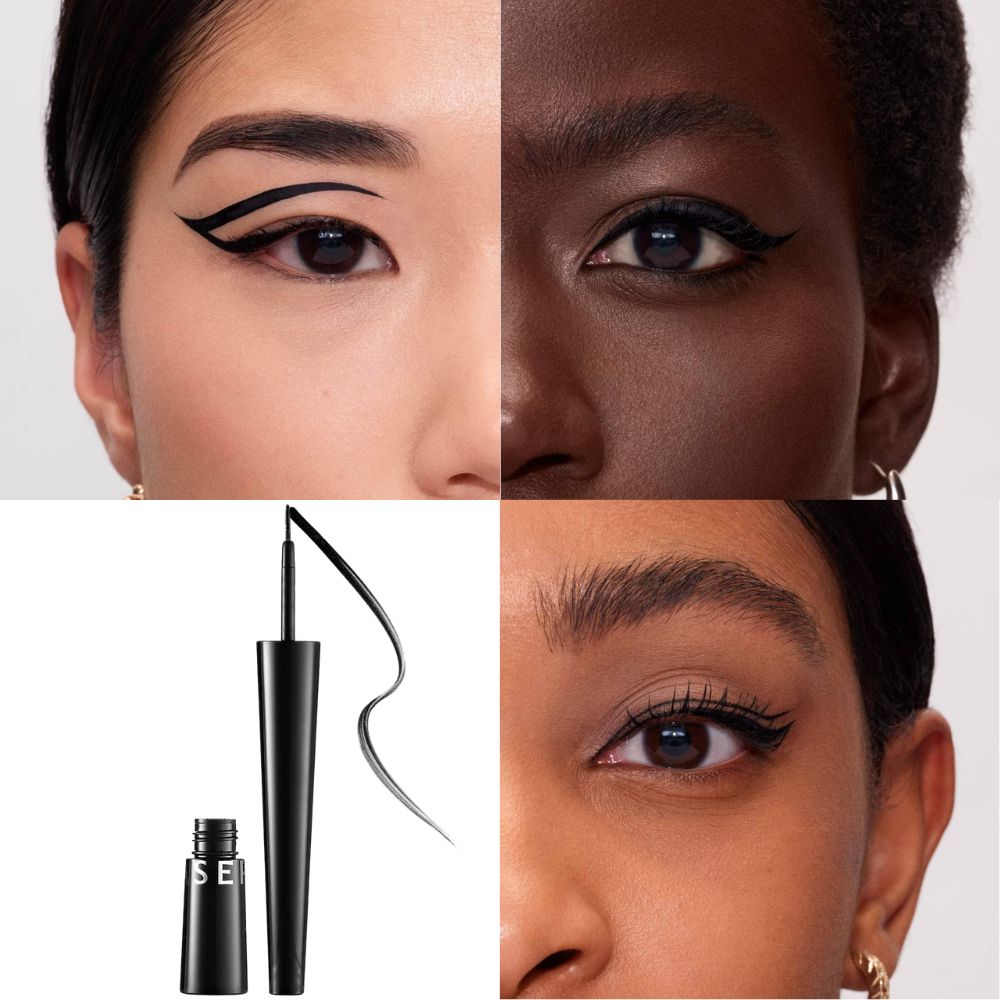 Sephora High Precision Eye Liner Thin Brush N°01 Noir Black
