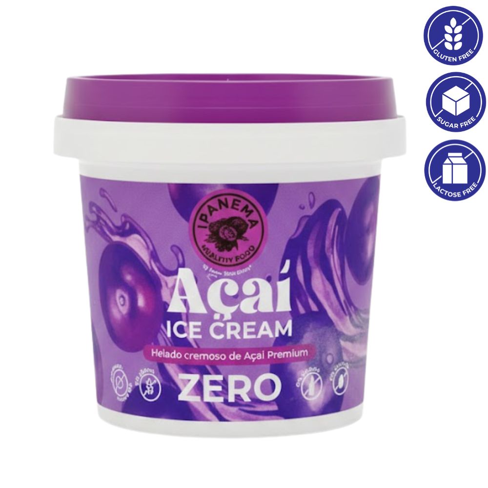 Ipanema Acai Ice Cream Zero Sin Azucar 180g