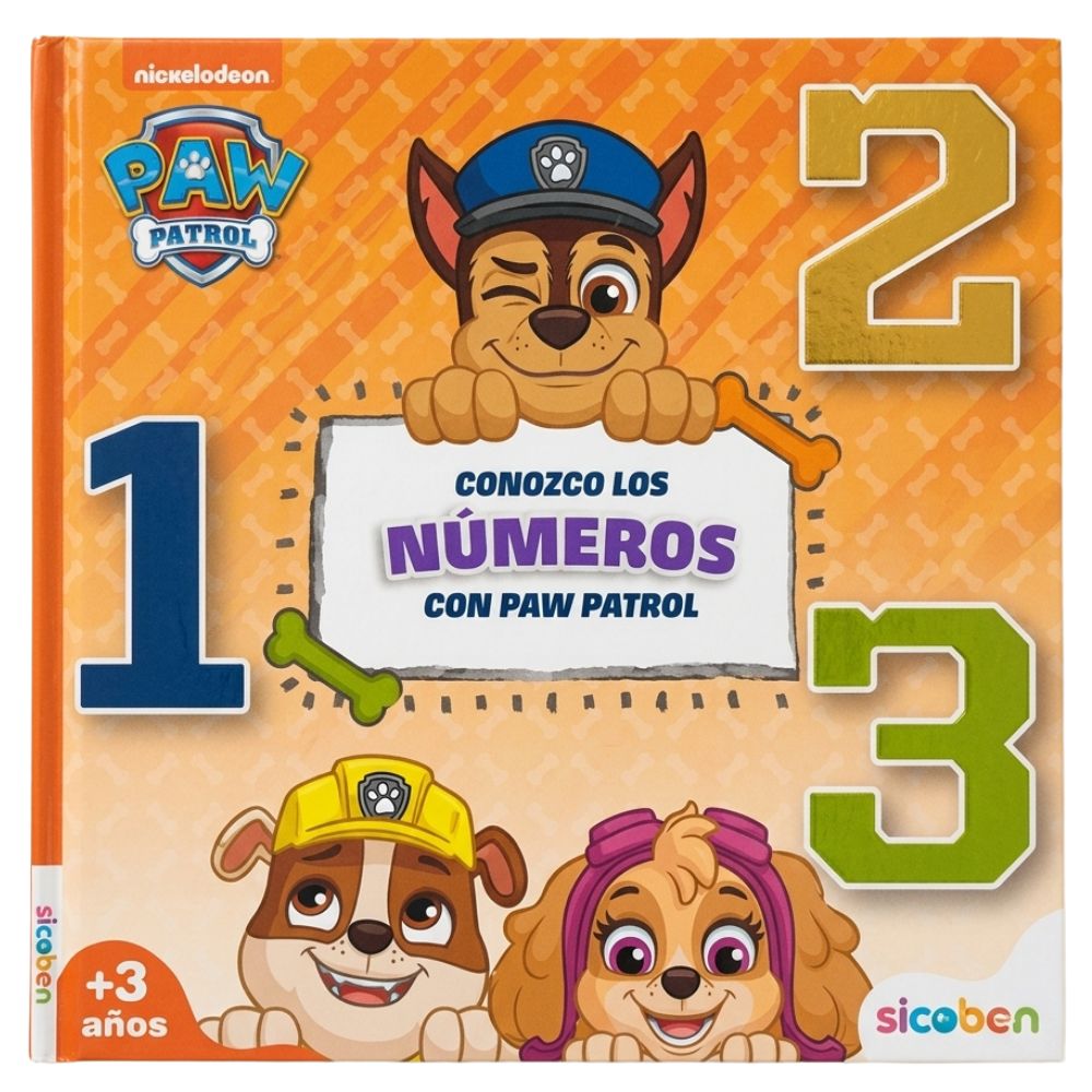Libro Conozco Los Numeros Con Paw Patrol
