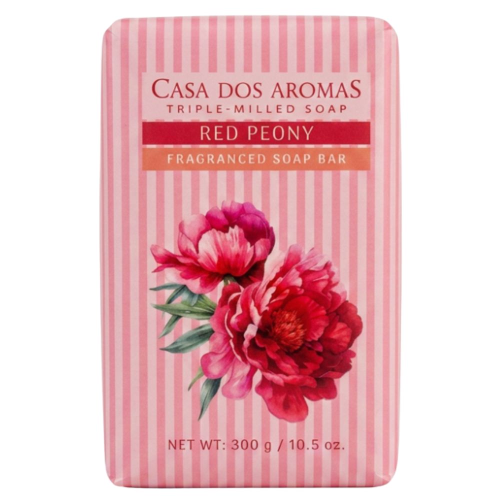 Casa Dos Aromas Jabon de Barra Red Peony 300g