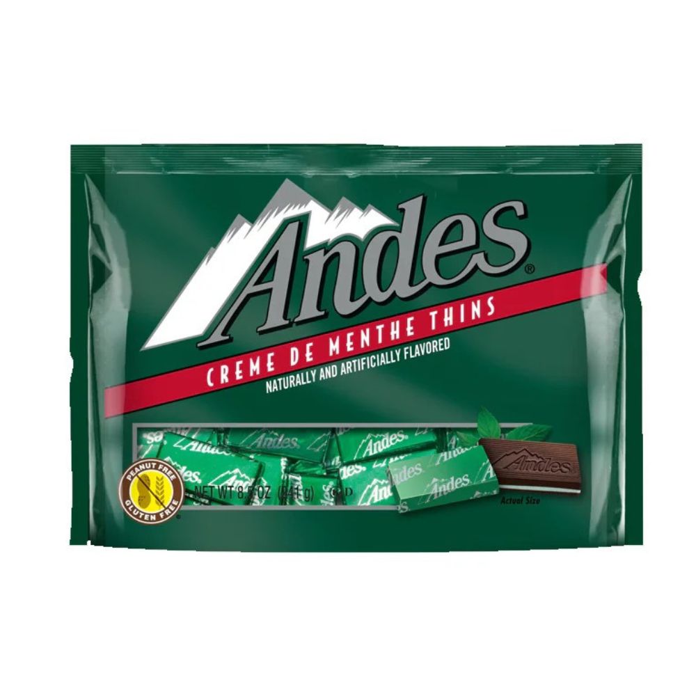 Andes Chocolates Creme De Menthe Thins 241gr