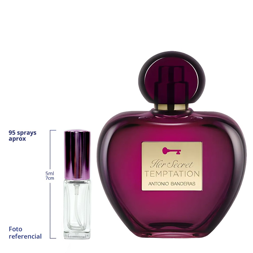 Antonio Banderas Secret Temptation Decant Travel Size Eau De Toilette For Woman