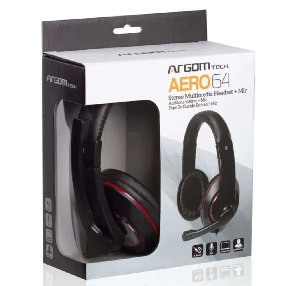 Argom Tech Audifonos Con Micrófono Aero 64