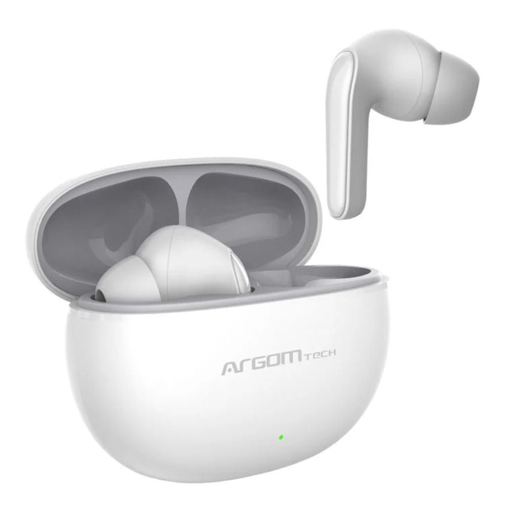 Argom Tech Audífonos Inalámbricos Stereo Skei Pods E20 Blanco