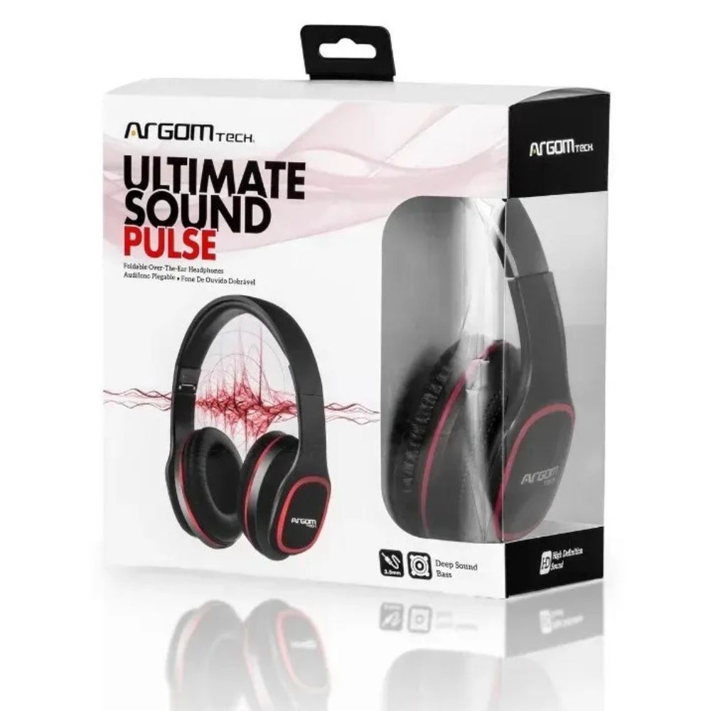 Argom Tech Audífonos Ultimate Sound Pulse Negro