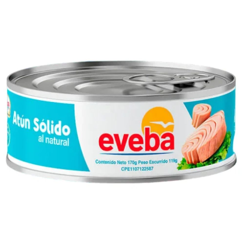 Atún Eveba Sólido Al Natural 170gr