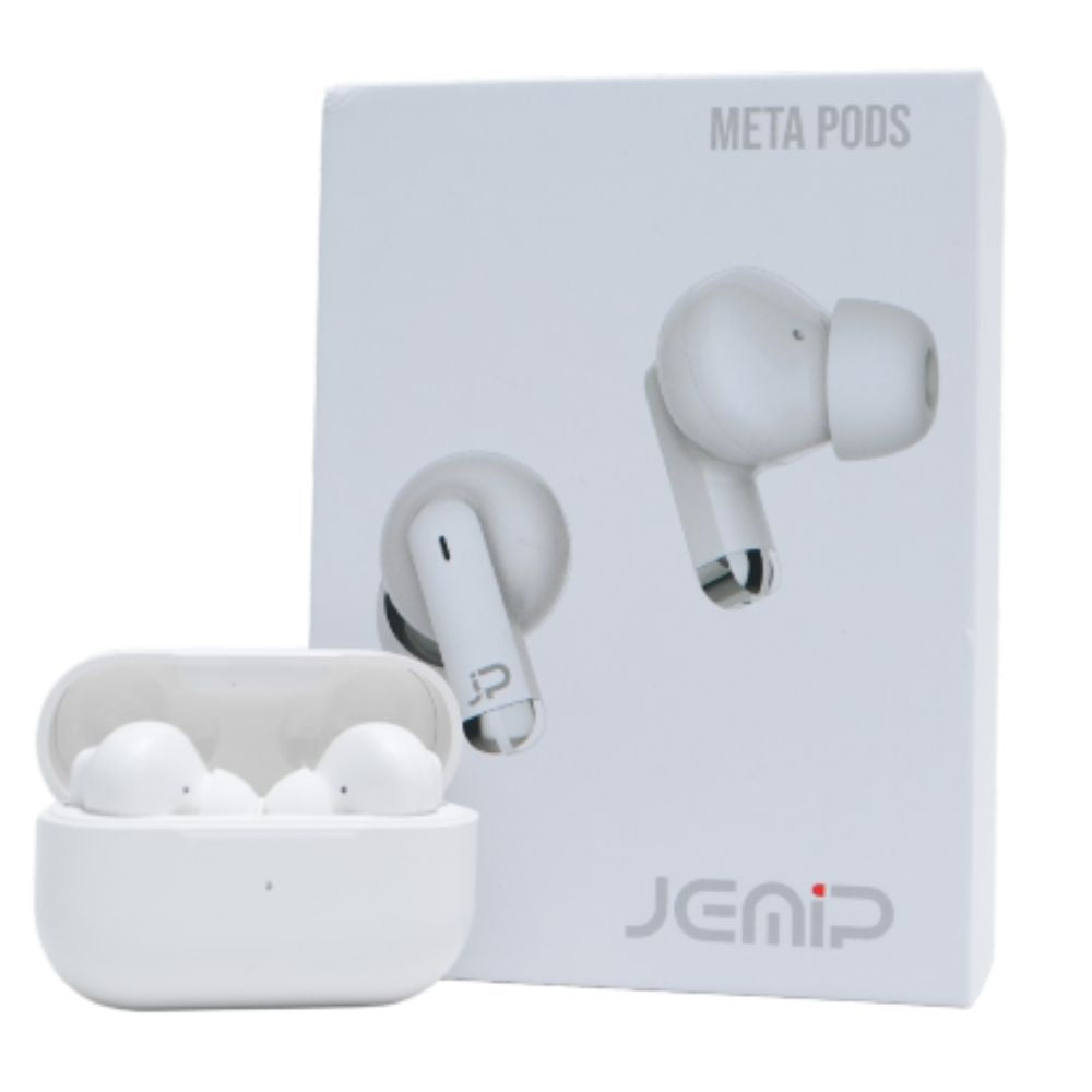 Jemip Audífonos Basic Earbuds Meta Pods Blancos