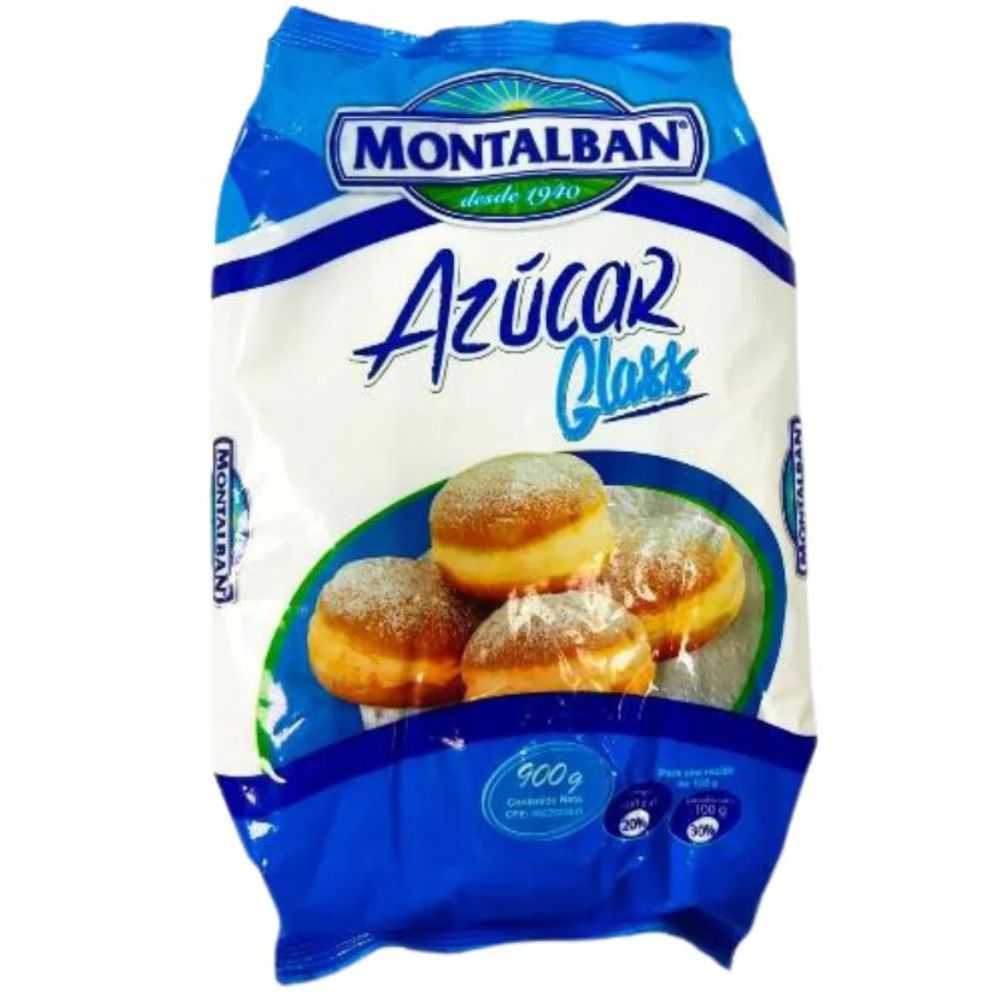 Azucar Glass Pulverizada Montalban 900grs