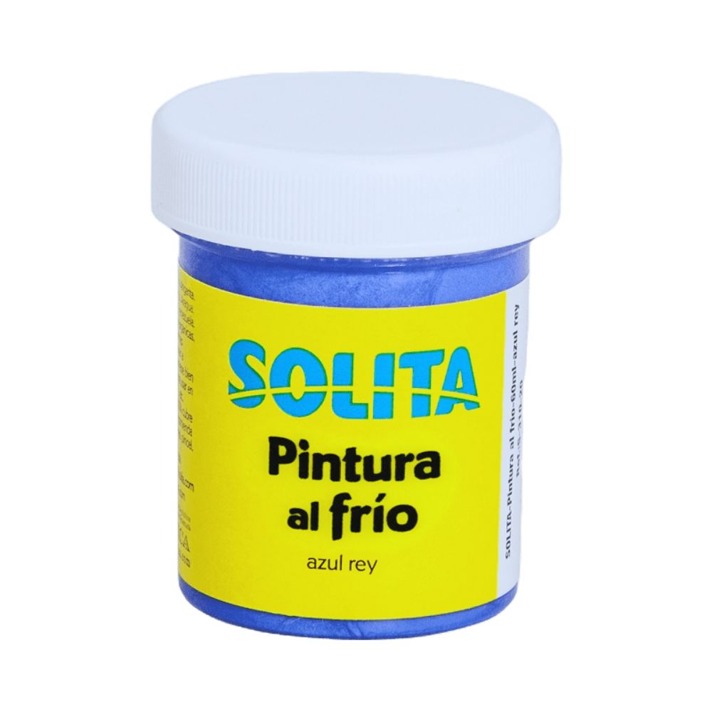 Solita Pintura Al Frio Color Azul Rey 60 ml 1 Und