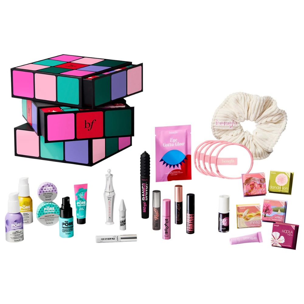 Benefit 24 Day Makeup Advent Calendar Set Glam Cube