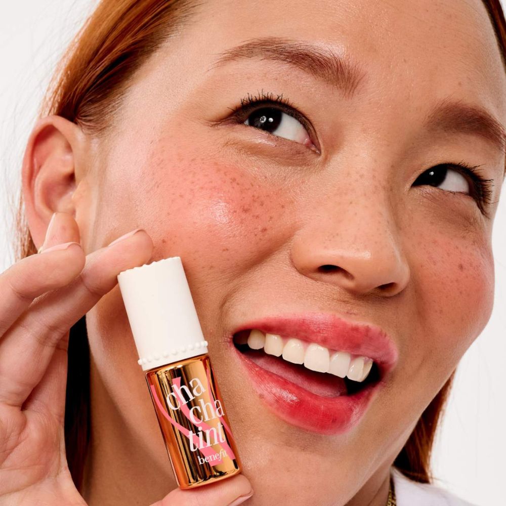 Benefit Cha Cha Tint Mango Tinted Lip & Cheek Stain Blush Liquide Couleur 6.0ml