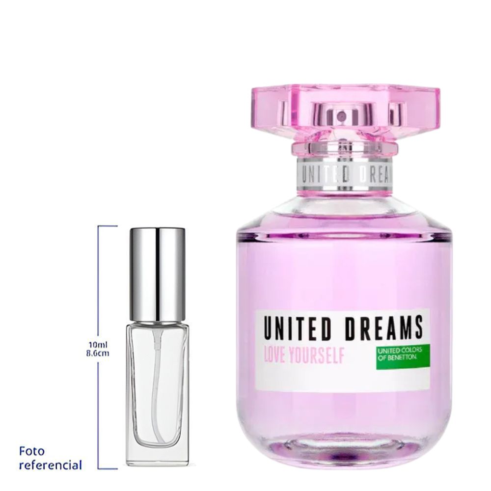 Benetton Dreams Love Yourself Decant Travel Size Eau De Toilette For Women