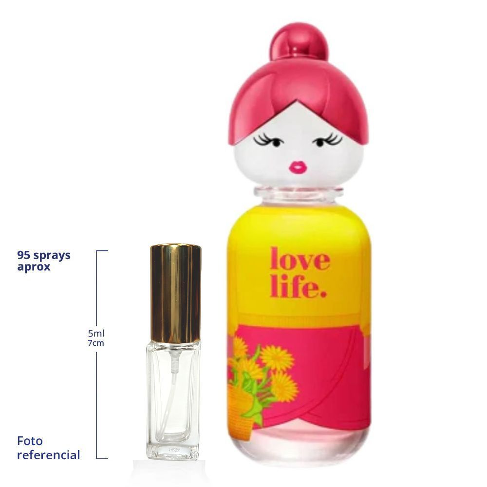 Benetton United Color Sisterland Yellow Peony Decant Travel Size Eau De Toilette For Women