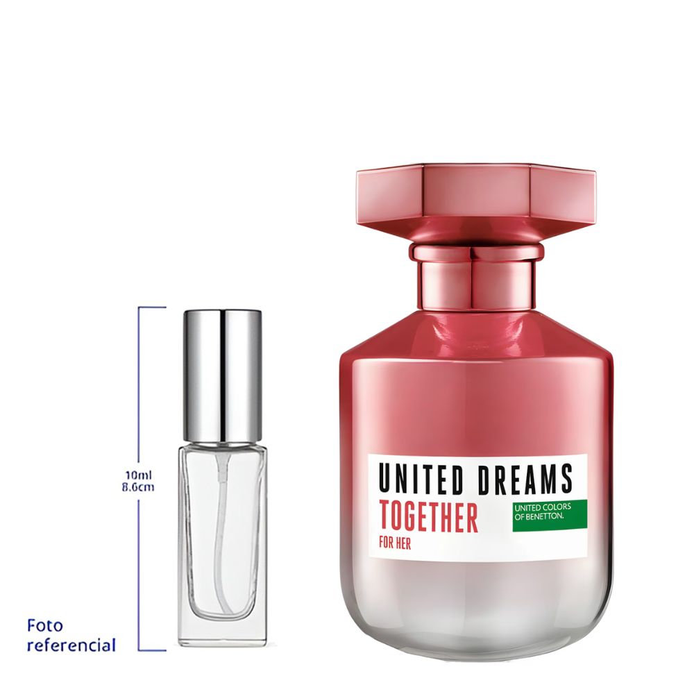 Benetton United Dreams Together Decant Travel Size Eau De Parfum For Woman