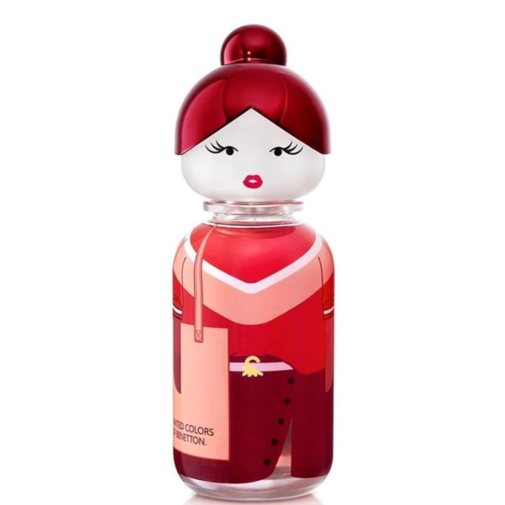 Benetton United Color Sisterland Red Rose Eau De Toilette For Woman 80ml