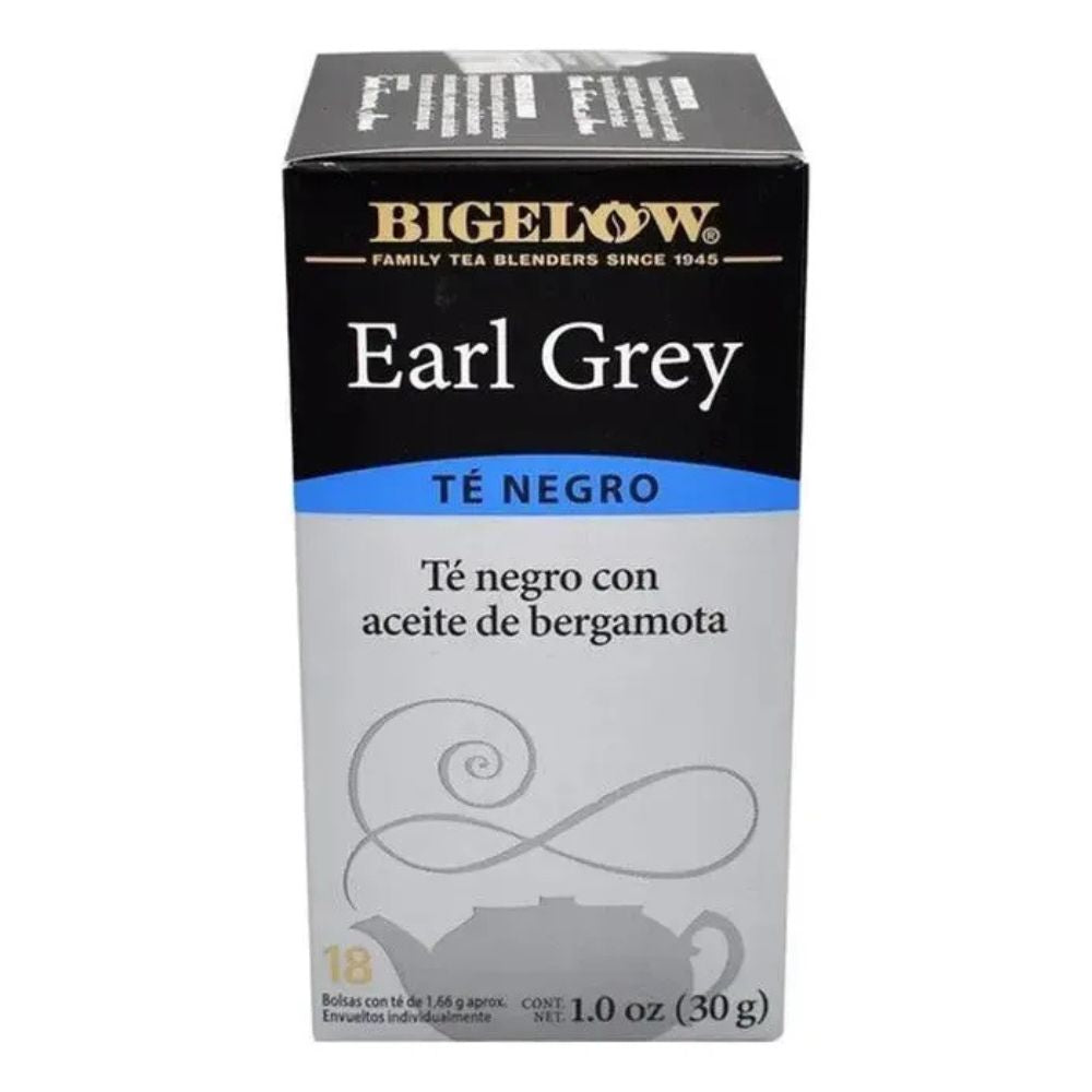 Bigelow Té Negro Con Aceite De Bergamota Earl Grey 18 Und 30gr