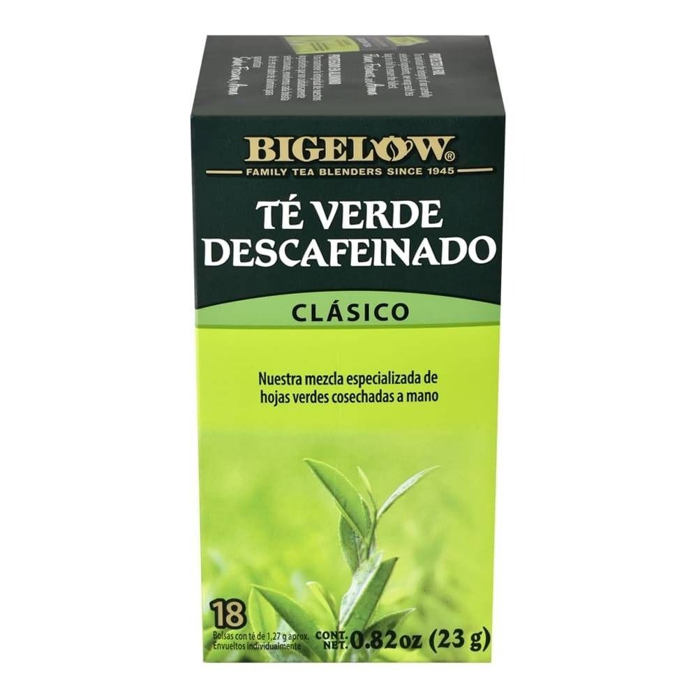 Bigelow Té Verde Descafeinado Clásico 18 Und 23gr