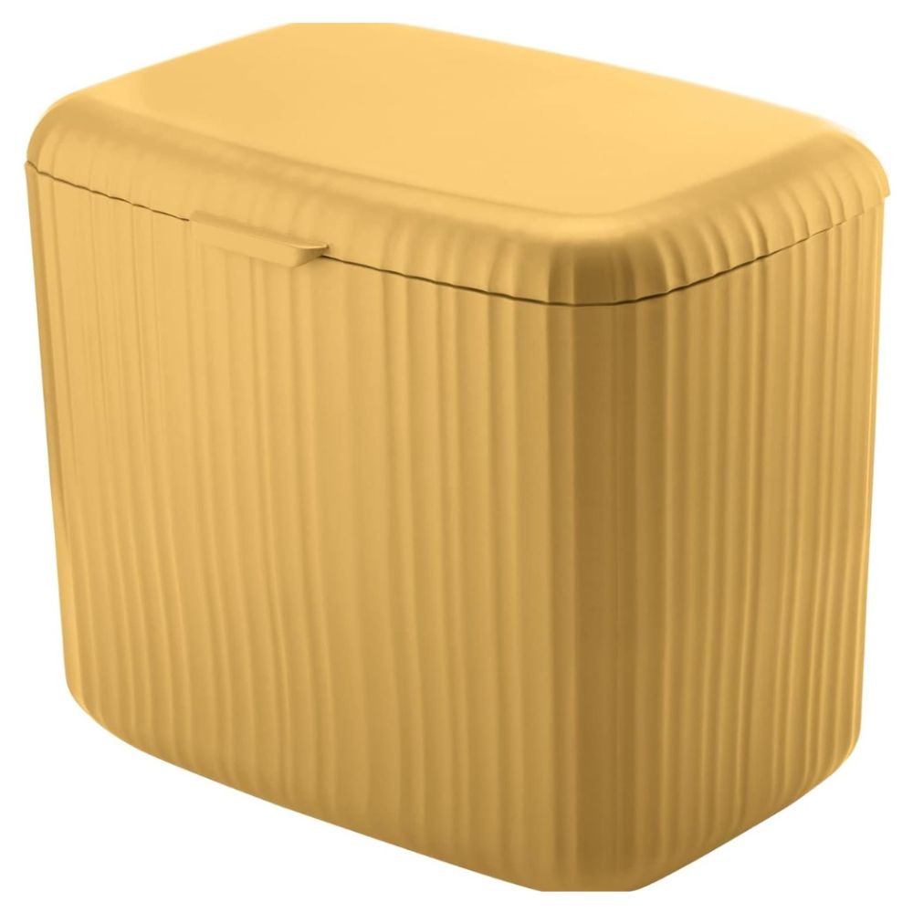 Guzzini Bio Wasty Cesta Para Residuos De Alimentos Color Amarillo Mostaza 3.7L