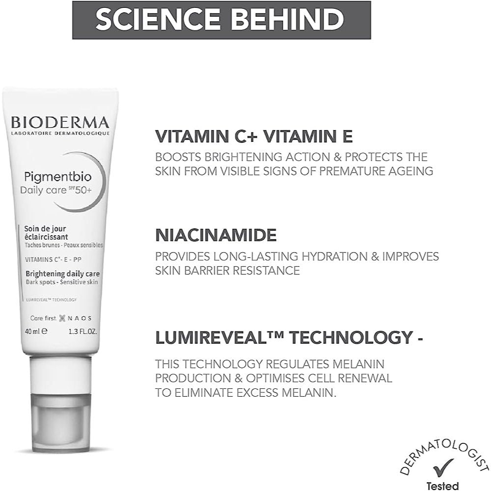 Bioderma Crema Despigmentante Pigmentbio Daily Care SPF 50 Dia 40ml