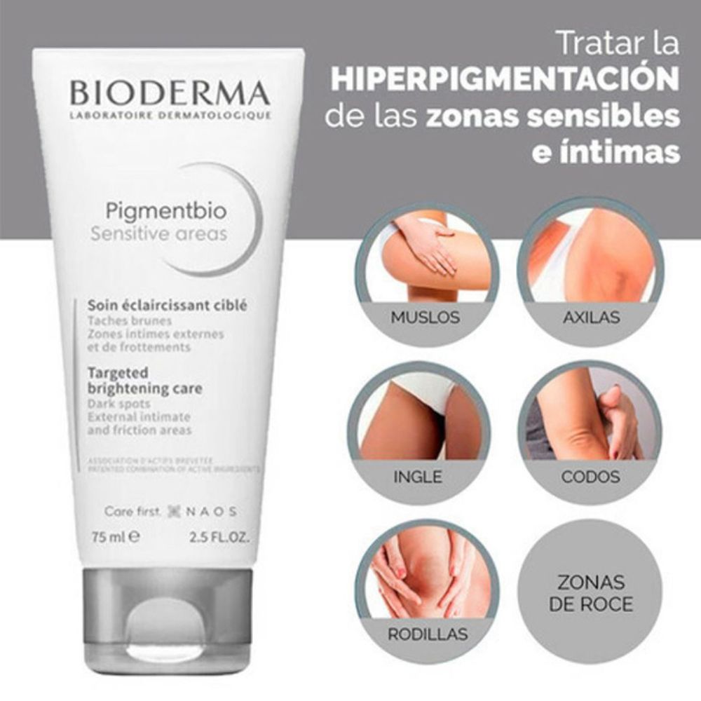 Bioderma Crema Despigmentante Pigmentbio Sensitive Areas Sensibles 75ml