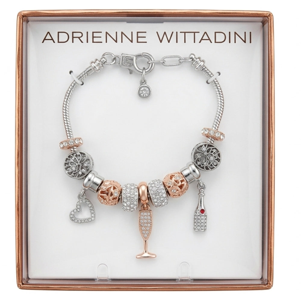 Adrienne Vittadini Pulsera Dijes Cheers