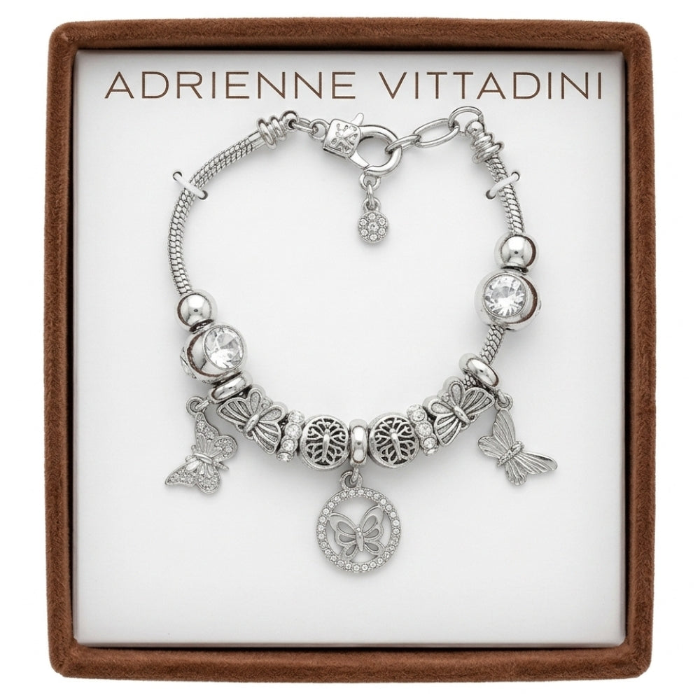 Adrienne Vittadini Pulsera Dijes Mariposas