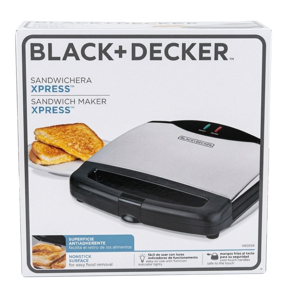 Black+Decker™ Sandwichera Xpress Superficie Antiadherente