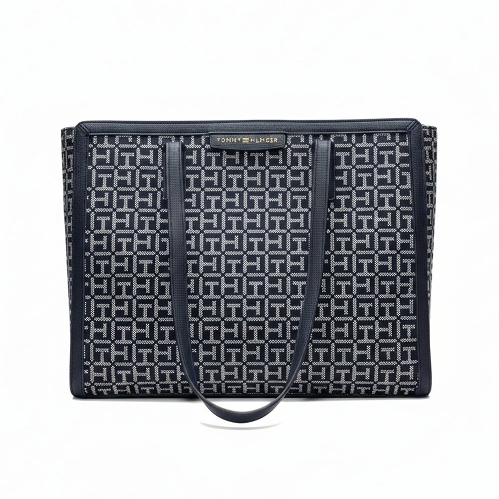 Tommy Hilfiger Cartera Tote Monogram Navy