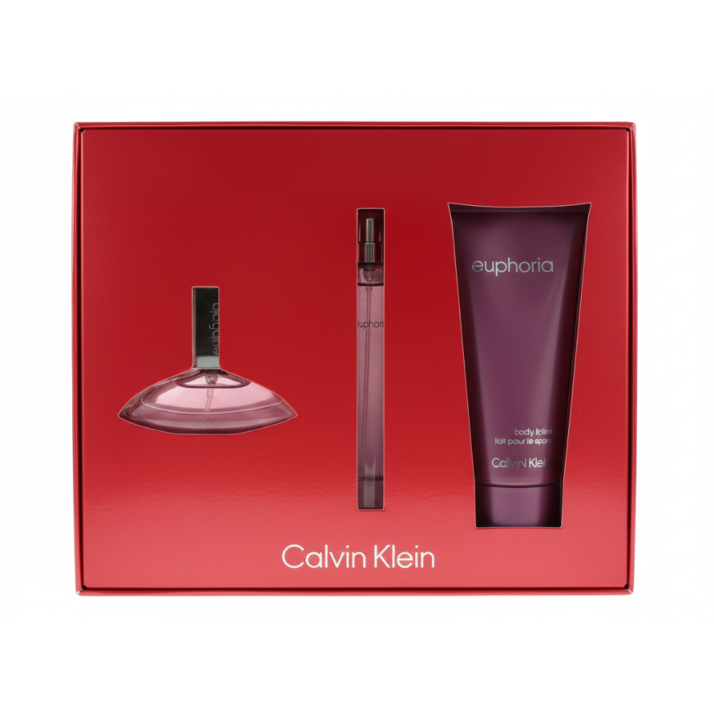 Calvin Klein Euphoria Set Eau De Fragrance & Body Lotion For Woman 3Und