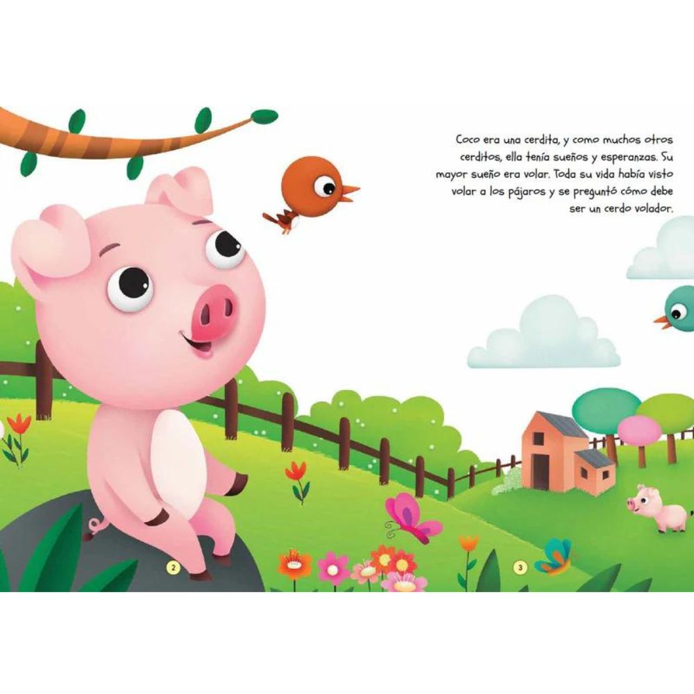 Libro De Lectura Coco La Cerdita Voladora 16 pag