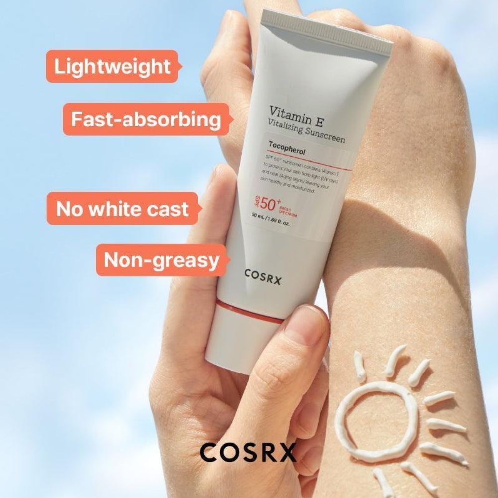 COSRX Vitamin E Vitalizing Sunscreen Tocopherol 50 SPF 50ml